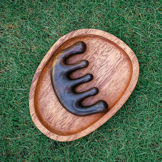 Wooden Gua Sha Comb 木制刮痧梳子
