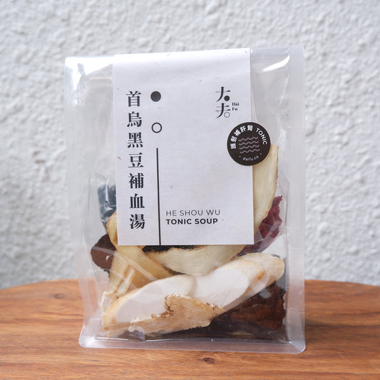 首烏黑豆補血湯 He Shou Wu Black Bean Tonic Soup